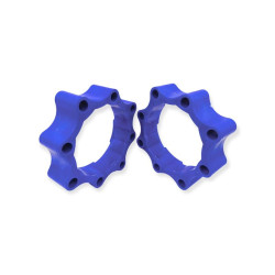 Blue Poly Rear Wideners - 45mm